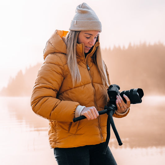 Stativ mit flexiblen Beinen und 360° Kugelkopf für Smartphone, DSLR, Actioncam