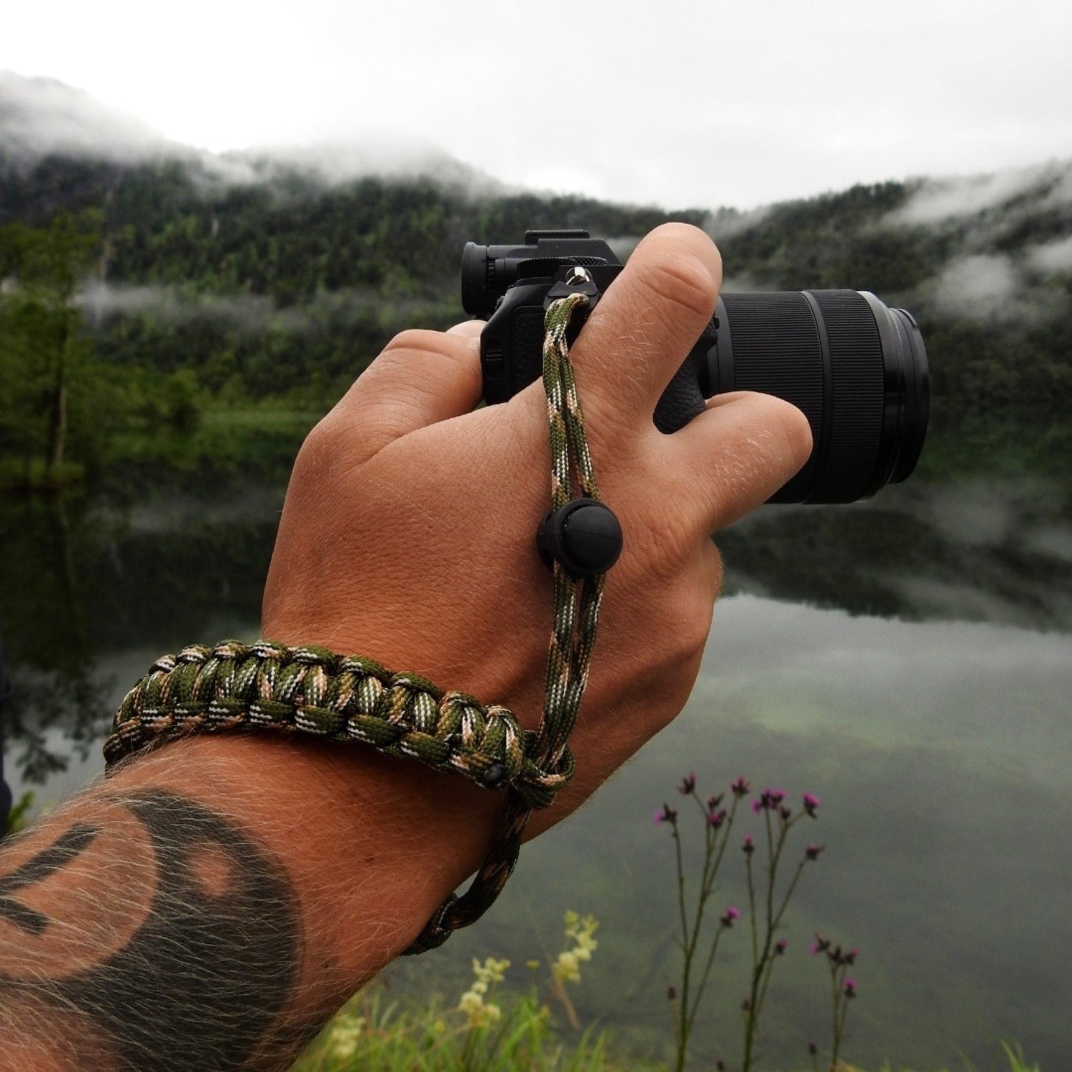 Kamera Handschlaufe aus Paracord fürs Handgelenk