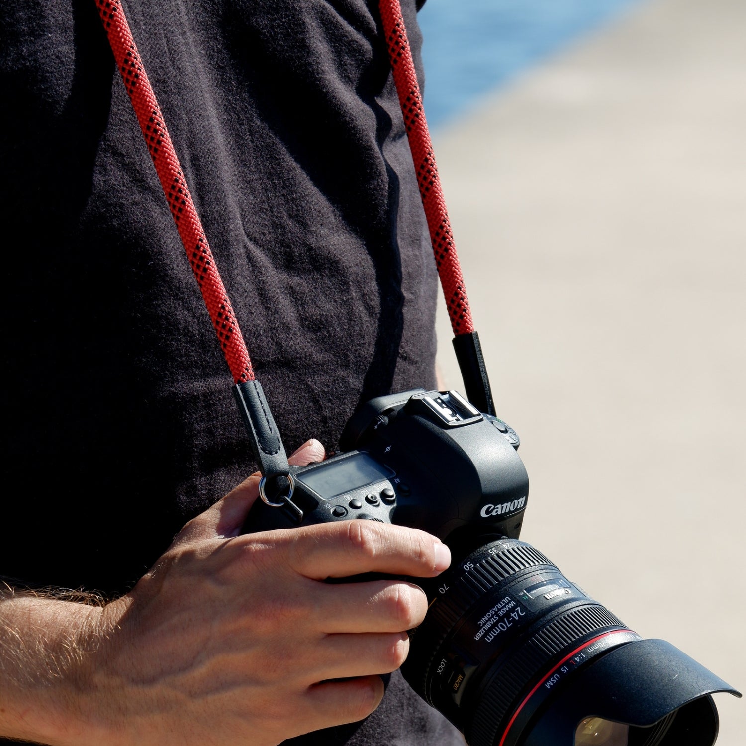 Kameragurt in Seil-Optik für Canon, Nikon, Sony uvm.