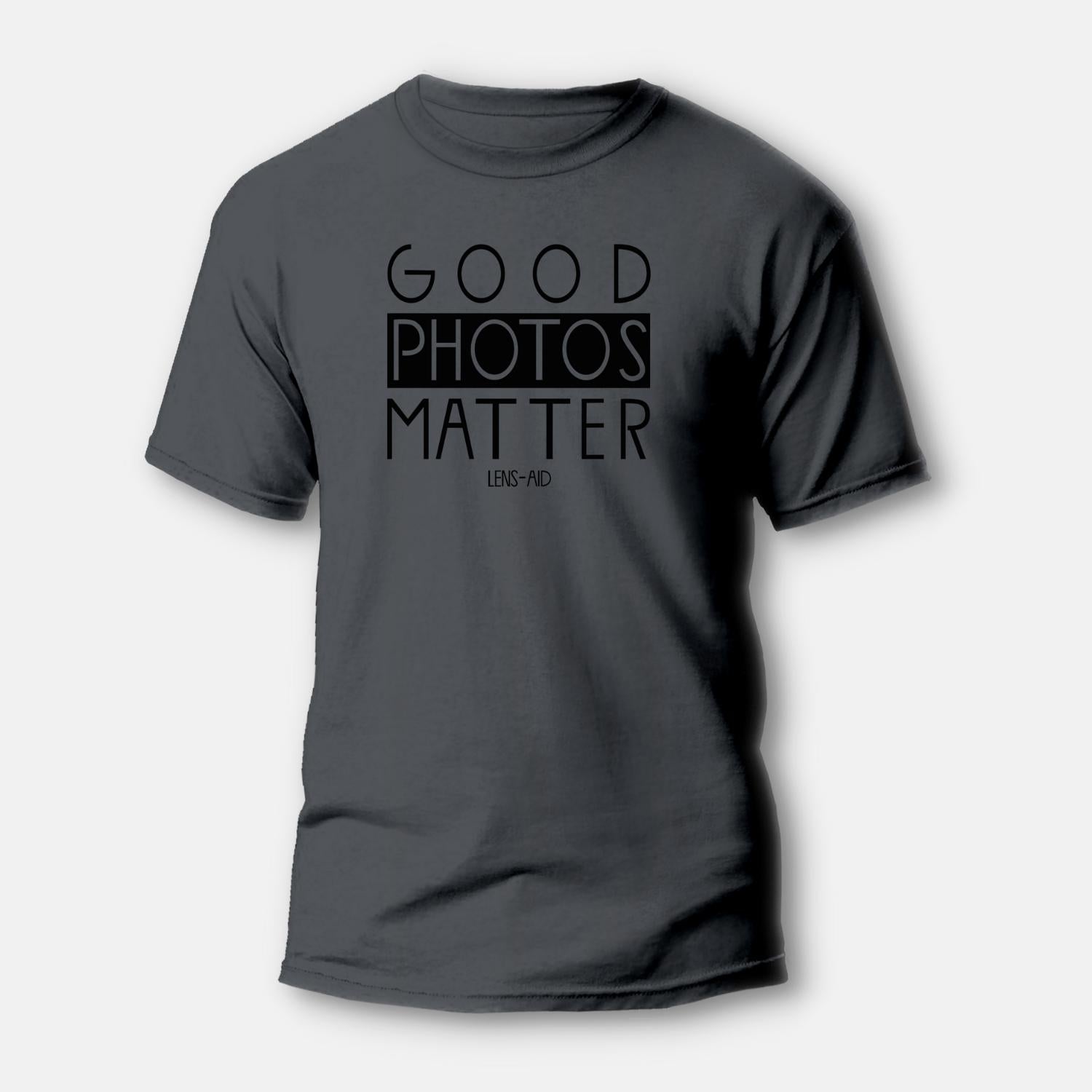 Bio T-Shirt für Fotografen "Good Photos Matter"