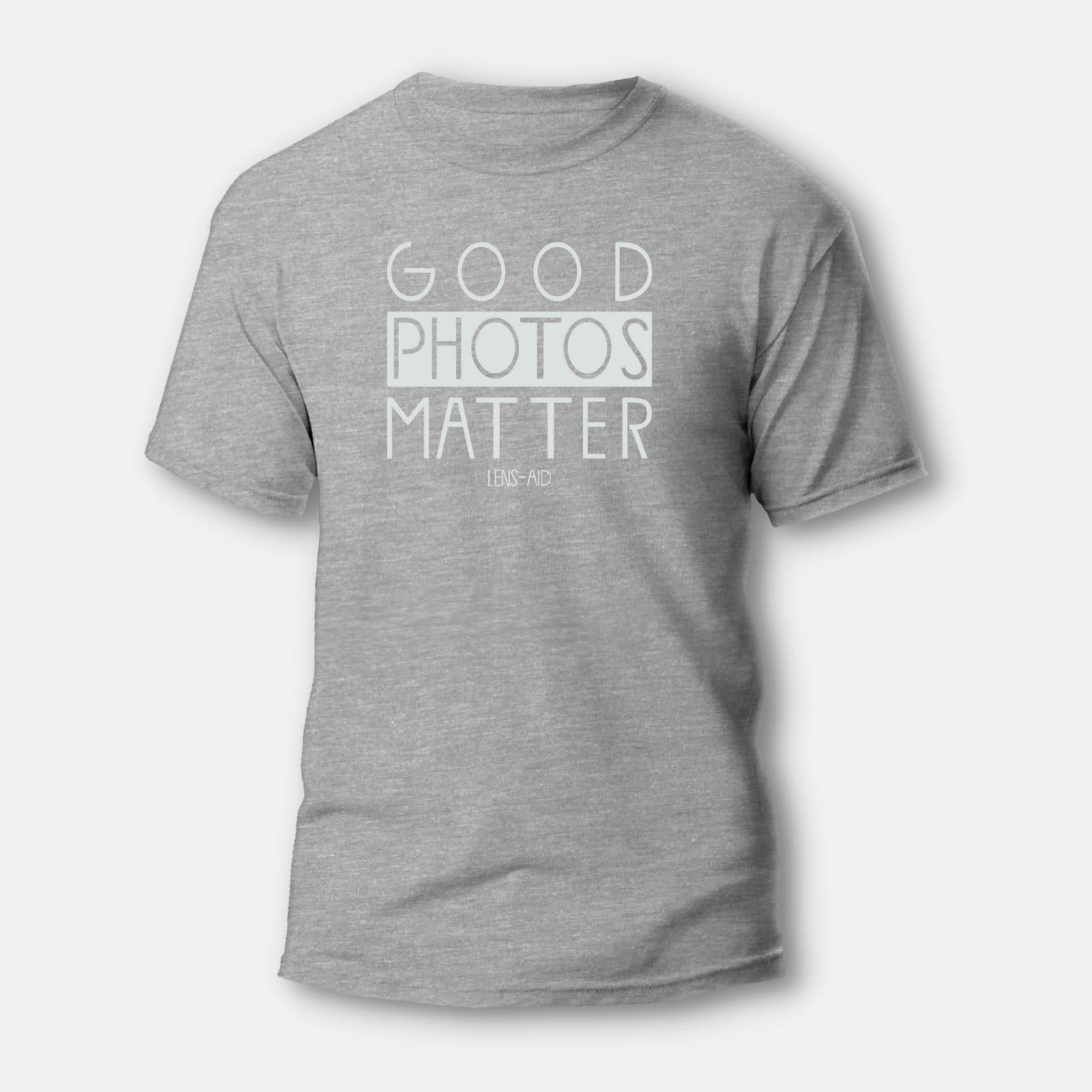 Bio T-Shirt für Fotografen "Good Photos Matter"