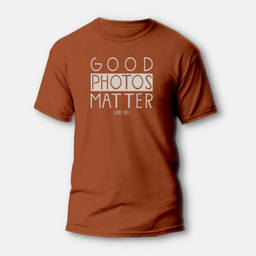 Bio T-Shirt für Fotografen "Good Photos Matter"