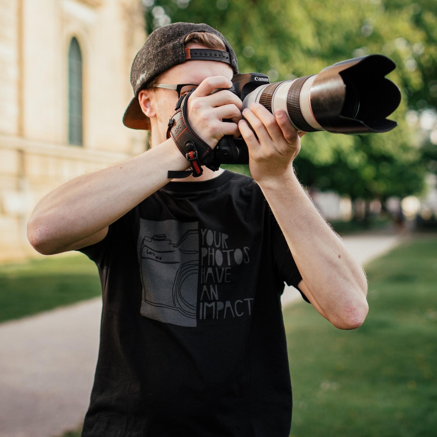 Bio T-Shirt für Fotografen "Impact"