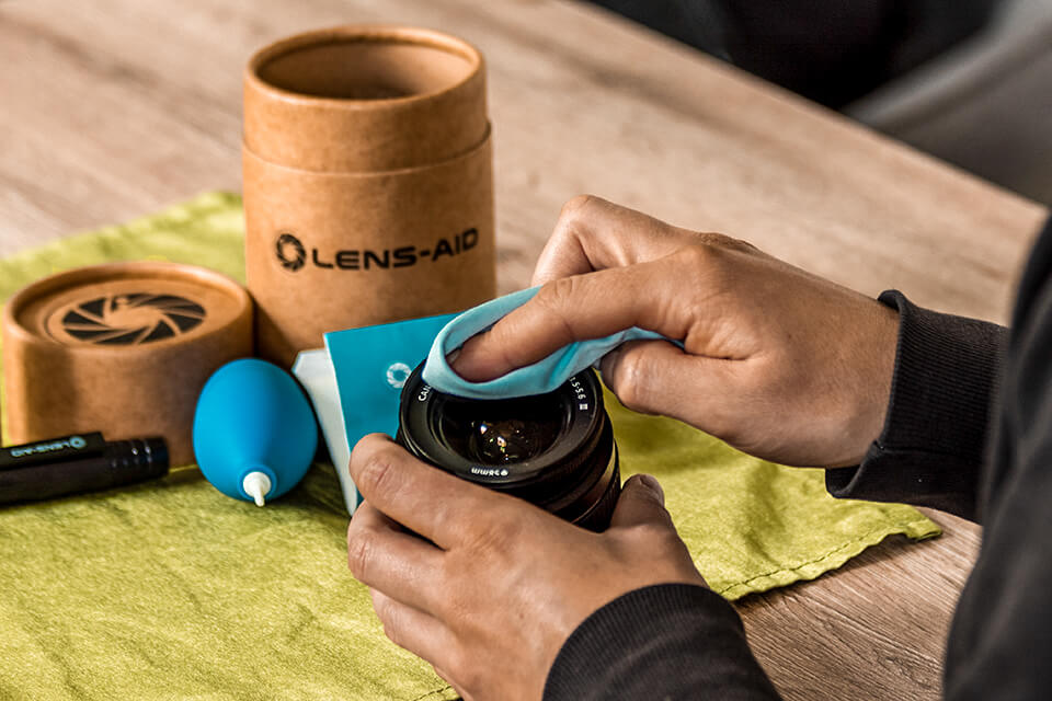 Reinigungsset Kamera Lens Aid 4 2 - 3-in-1 Nassreinigungsset für Objektivlinsen