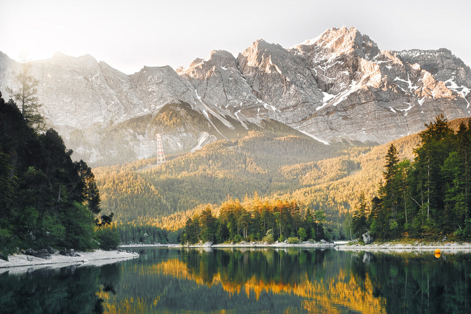 Eibsee Bayern Garmisch Zugspitze - 9 Fotospots für atemberaubende Herbstfotos in Deutschland