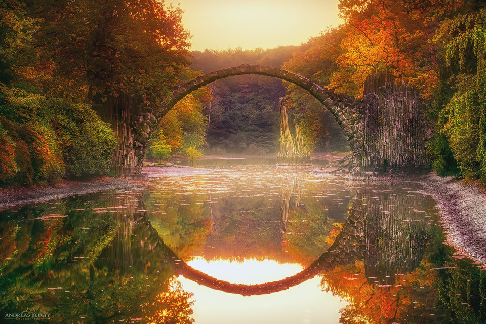 Rakotzbruecke - 9 Fotospots für atemberaubende Herbstfotos in Deutschland