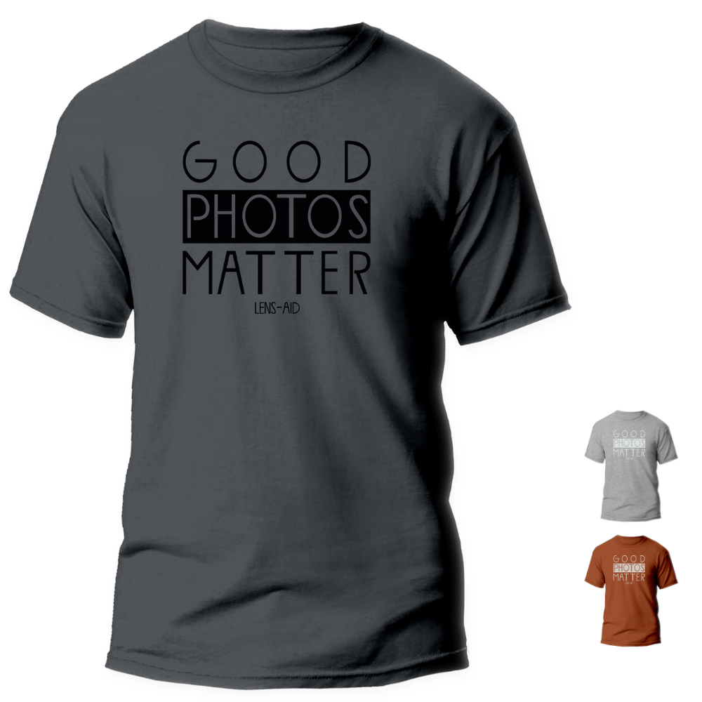 Bio Shirt Good Photos Matter Fotograf gelb - Stylisch auf Fototour: T-Shirts & Tassen für Fotografen