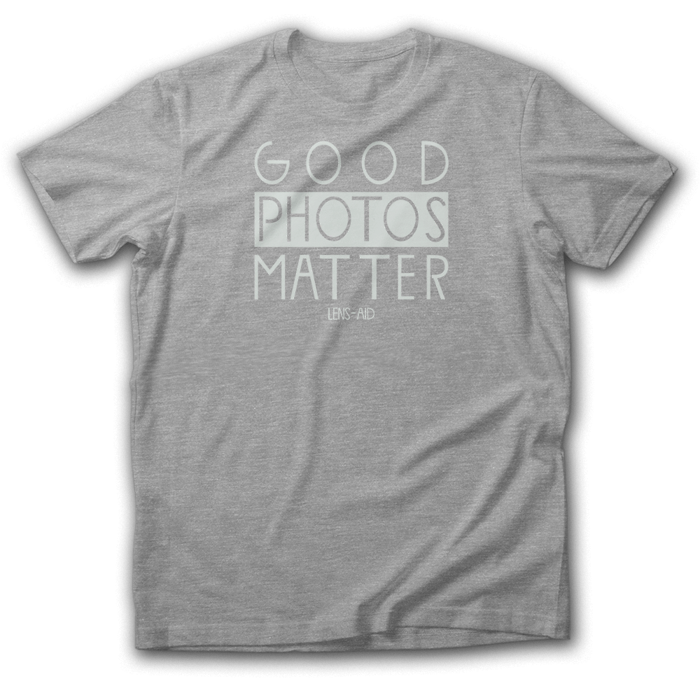 Bio T-Shirt für Fotografen “Good Photos Matter”