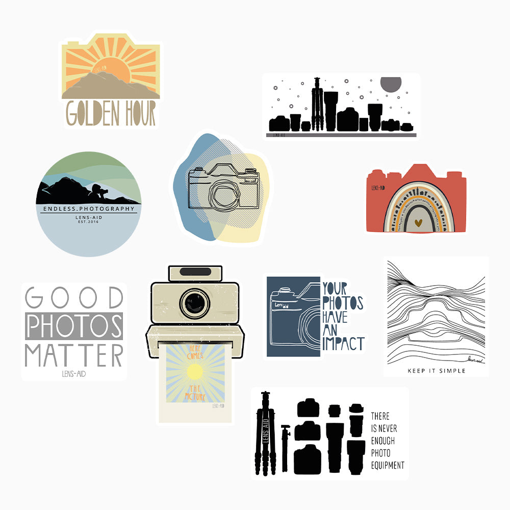 Foto Sticker – Aufkleber mit 10 verschiedenen Motiven