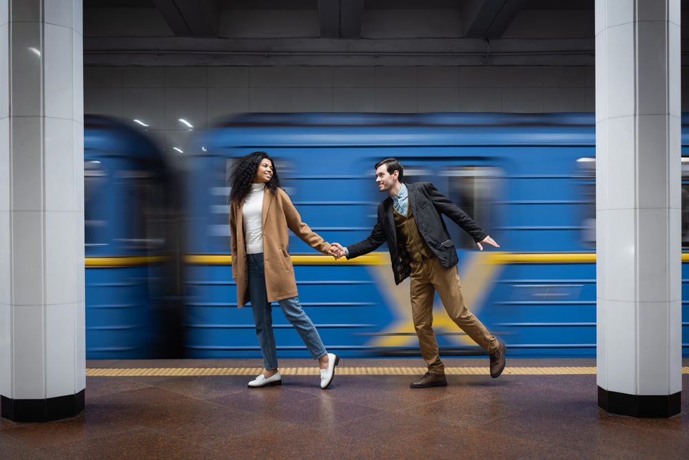 Langzeitbelichtung Ubahn Metro Paerchen - 20 Beispiele für kreative Langzeitbelichtungen