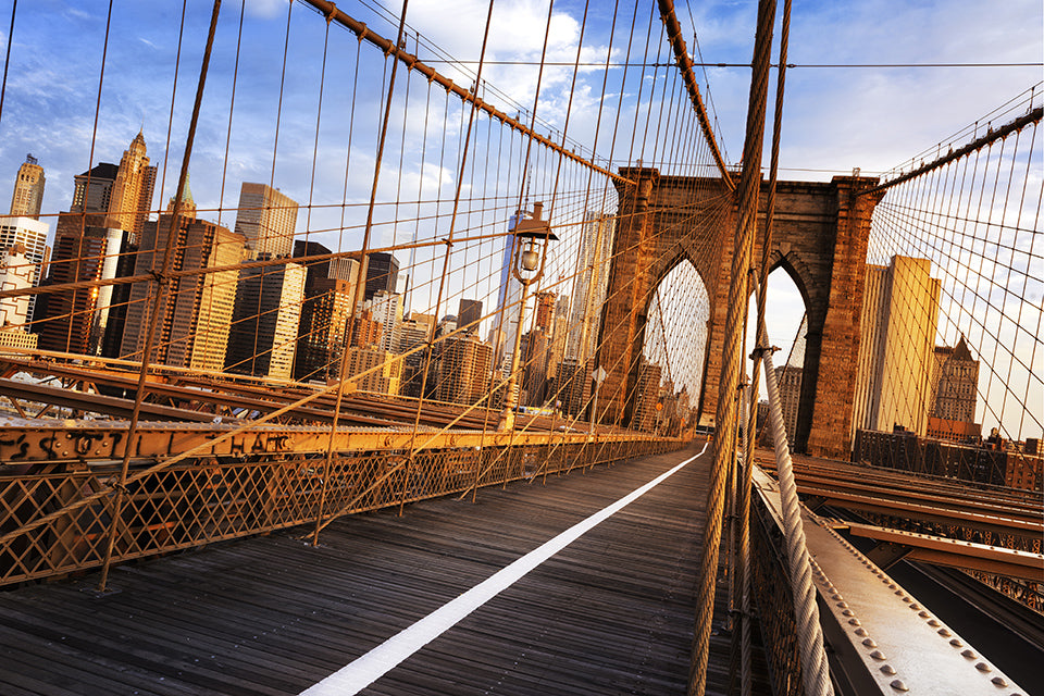 Brooklyn Bridge New York - Street Photography: So machst du belebte Plätze menschenleer