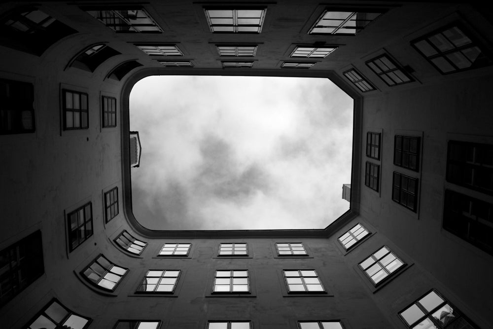 Schwarz Weiss Fotografie Vignette Wolken 2 - Schwarz-Weiß-Fotografie: So erschaffst du beeindruckende Bilder