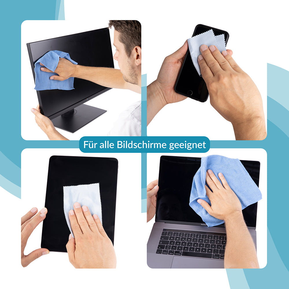 Bildschirm-Reinigungsset für Laptop, Handydisplay, Tablet, Kamera