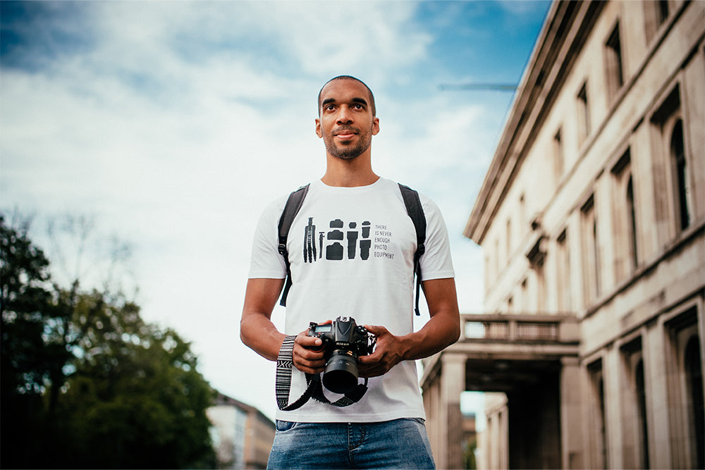 Kamera Mann Kameragurt 3 - Fotos online verkaufen: Tipps und Plattformen im Netz